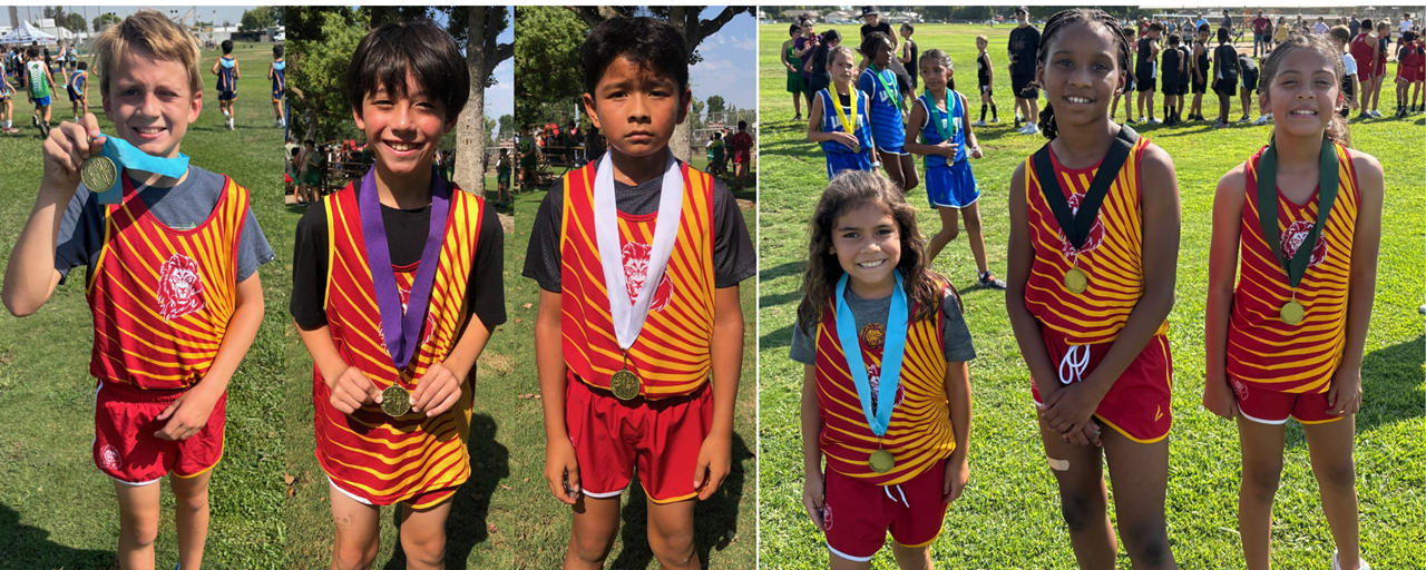 4th grade cross country medalists